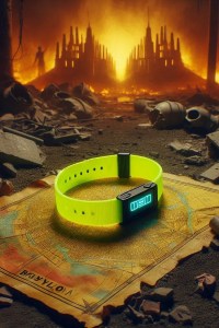 Luna, the band and an old map of Babylon set in an apocalyptic world