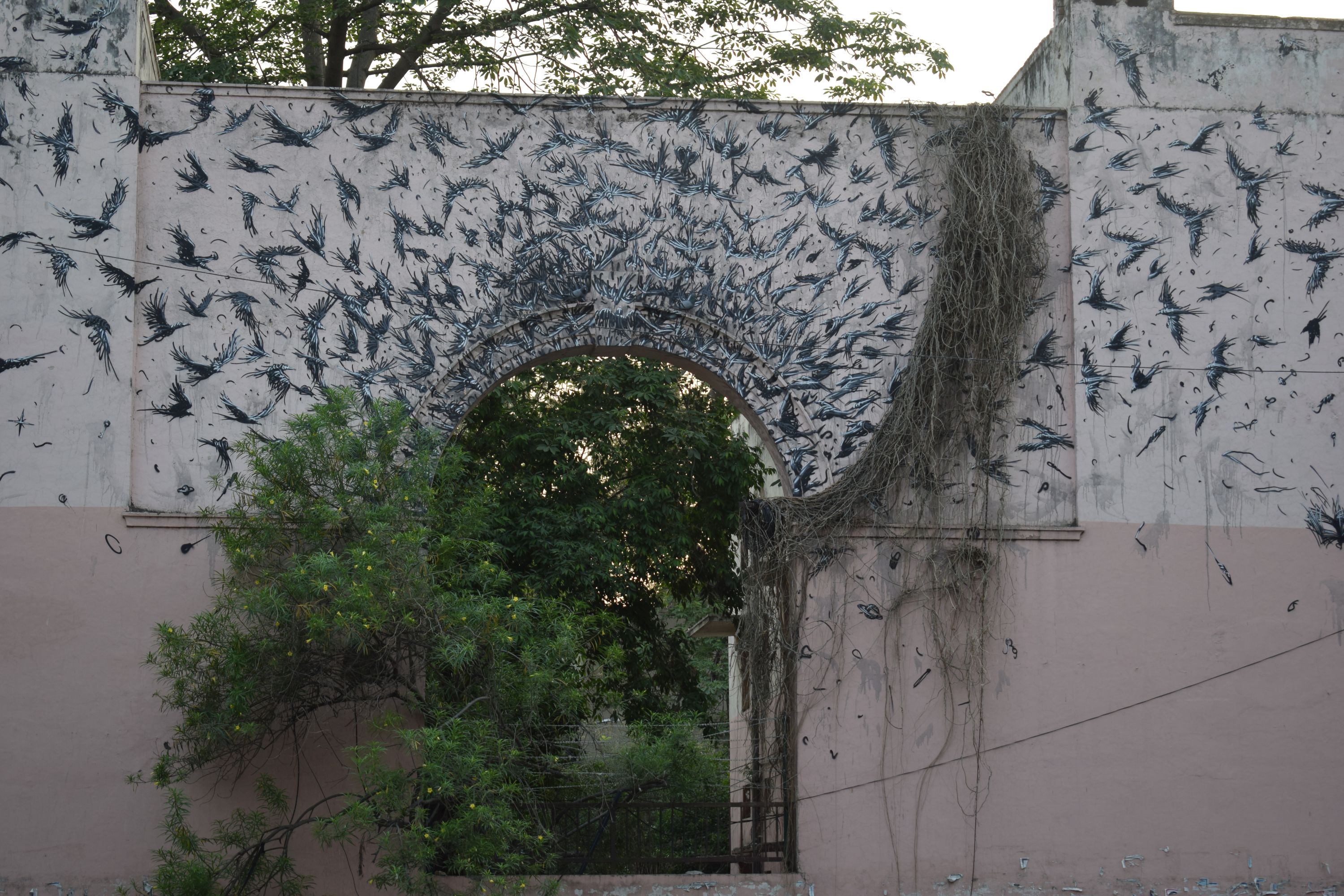 Environment related message, Lodi Art District, Lodi Colony, New Delhi, India