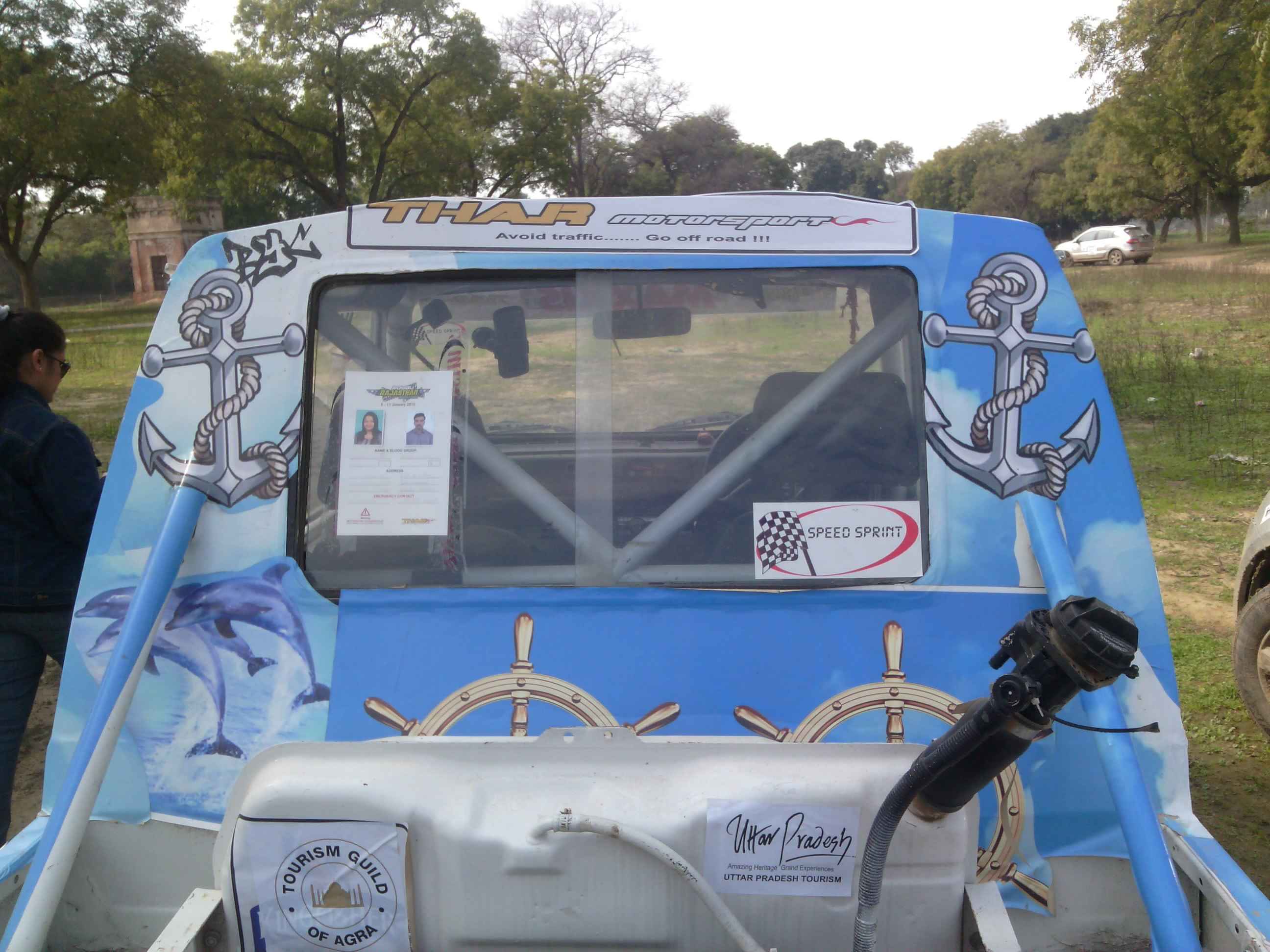 How rally lovers decorate their car, Uttar Pradesh, India