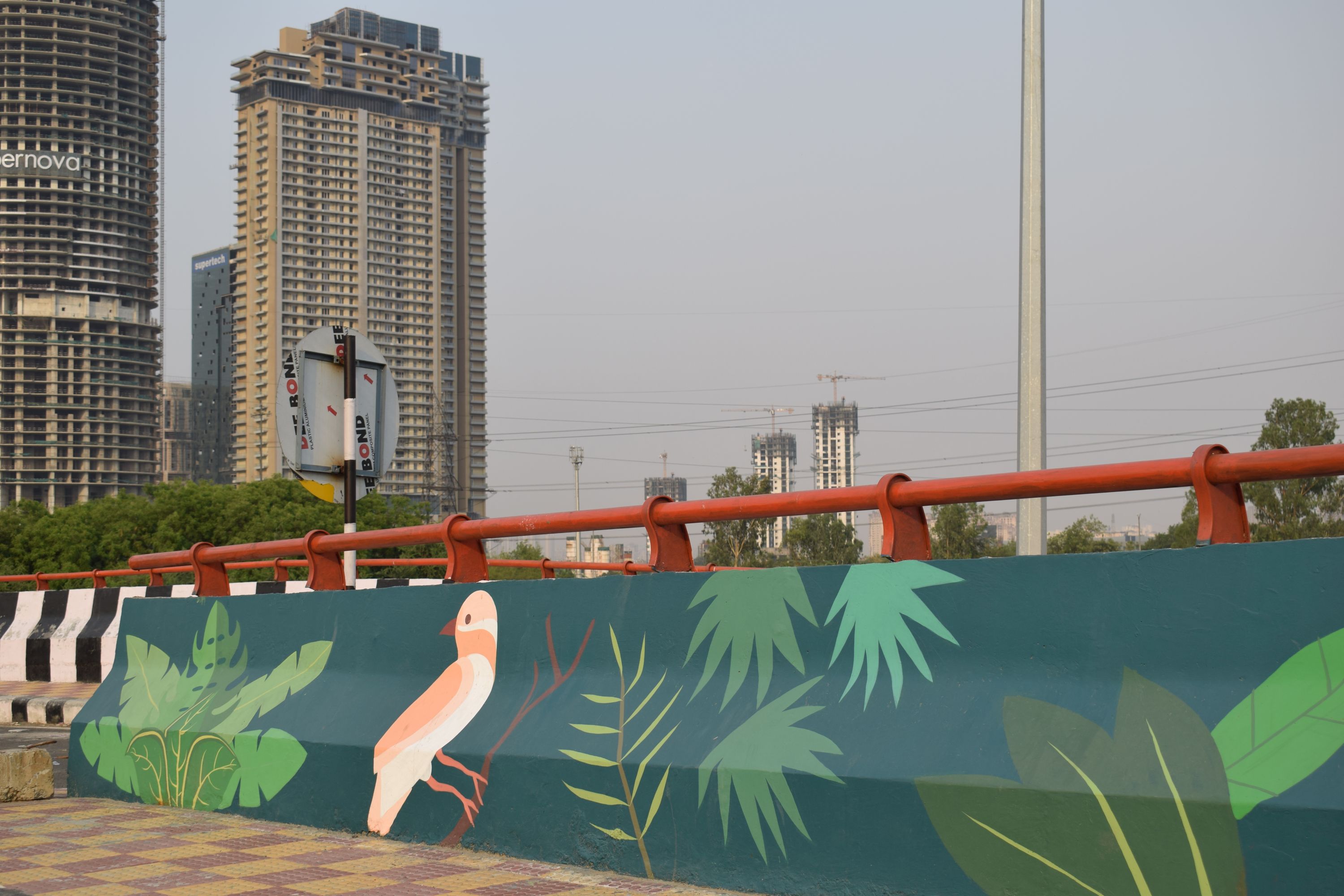 Noida-Kalindi Kunj bridge, Uttar Pradesh, India