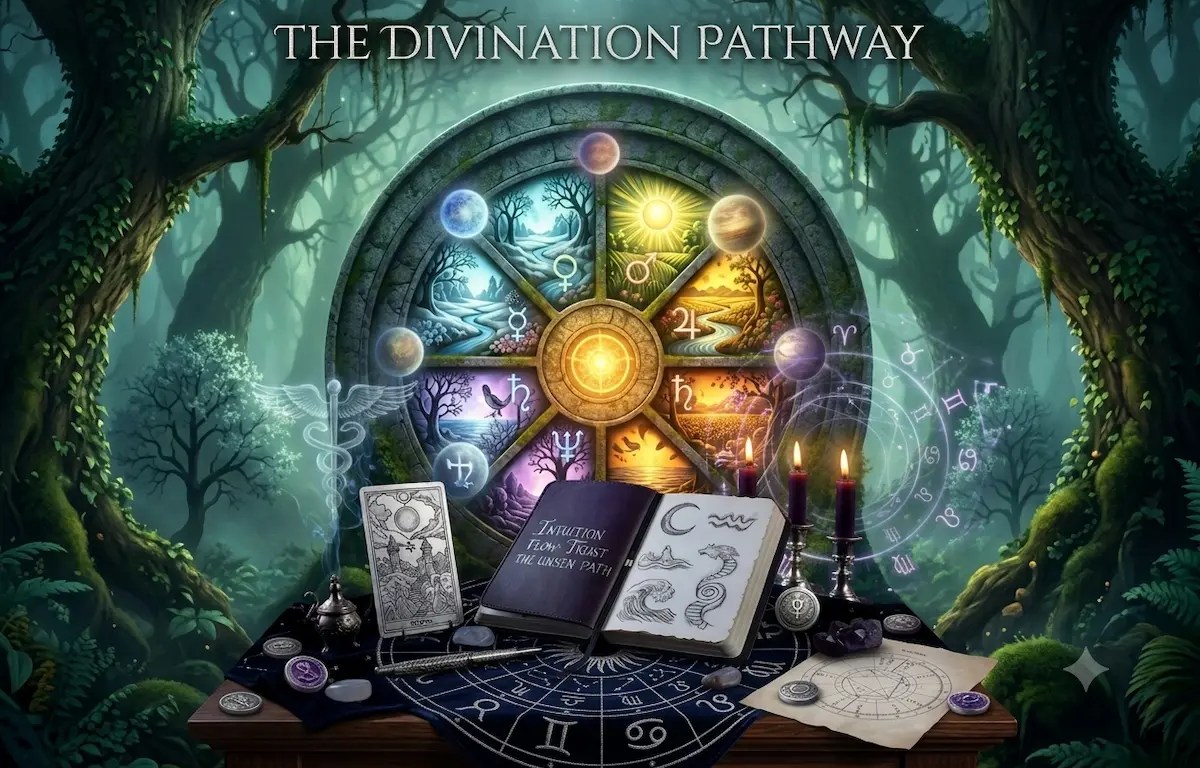 Divination Tools, fortune or growth, hero image for queen of treasures