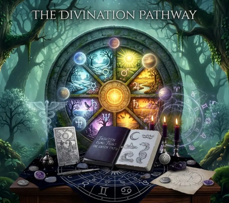 Divination Tools, fortune or growth, hero image for queen of treasures