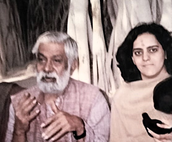 In Vrindavan with Mr K.N. Rao, director and founder, Institute of Astrology, Bharatiya Vidya Bhawan, New Delhi