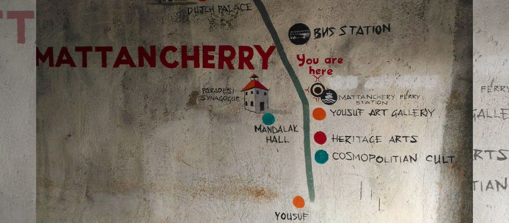 Jew Town is in Mattancherry, Kochi, Kerala, India