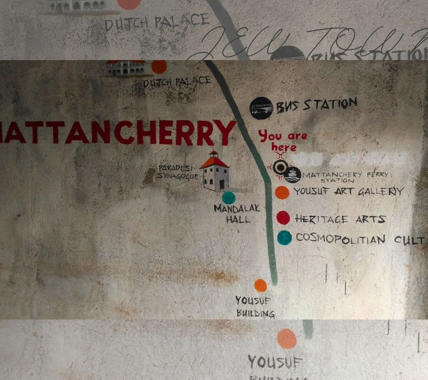 Jew Town is in Mattancherry, Kochi, Kerala, India