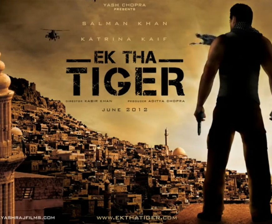 Poster of Ek Tha Tiger, starring Katrina Kaif and Salman Khan, directed by Kabir Khan