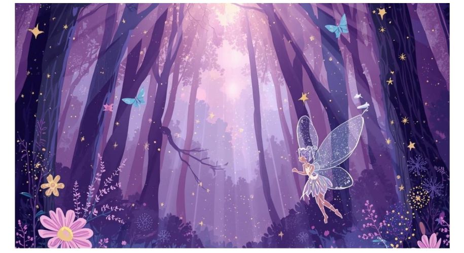 Blog banner for Forests and Faeries by Srivalli Rekha, queenoftreasures.com, Children's fantasy tales from India