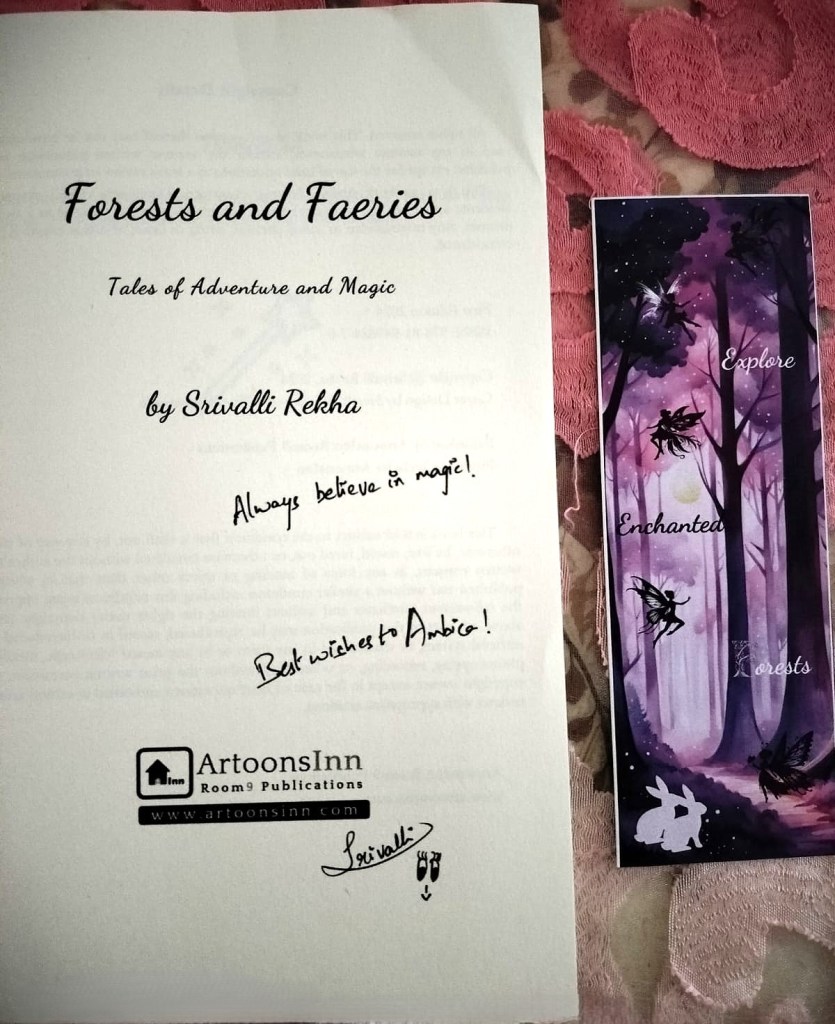 Book cover of Forests and Faeries by Srivalli Rekha - Indian Children's Fantasy Stories