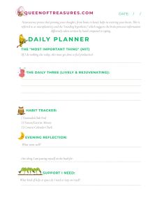 Use this Checklist template for your daily planning