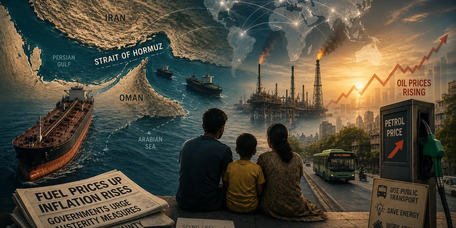 Strait of hormuz and global austerity age, generated on chatgpt