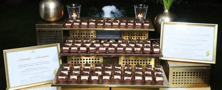 Nocturne Cheesecake launched by Defence Bakery on Polish National Reading Day in Delhi