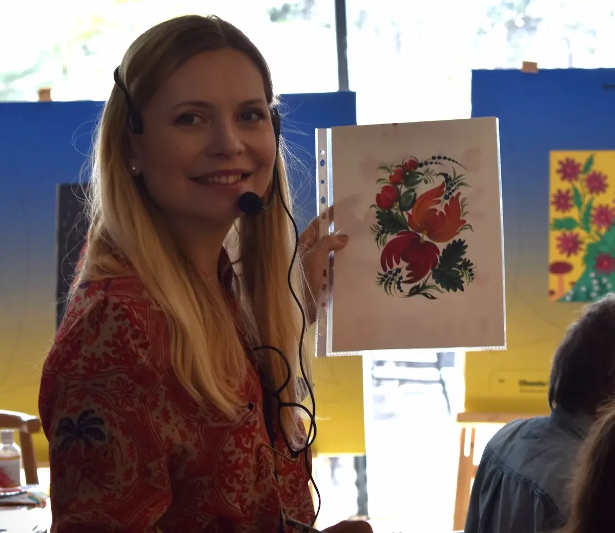 Ukrainian artist Olga Syrovatko