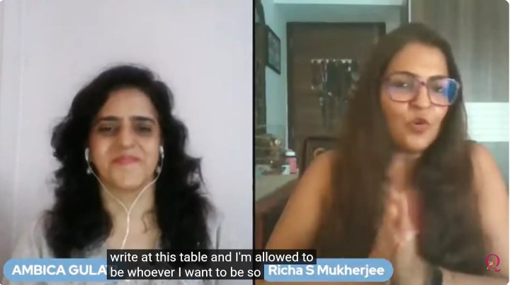 Ambica Gulati interviews Author Richa Mukherjee for Blogchatter